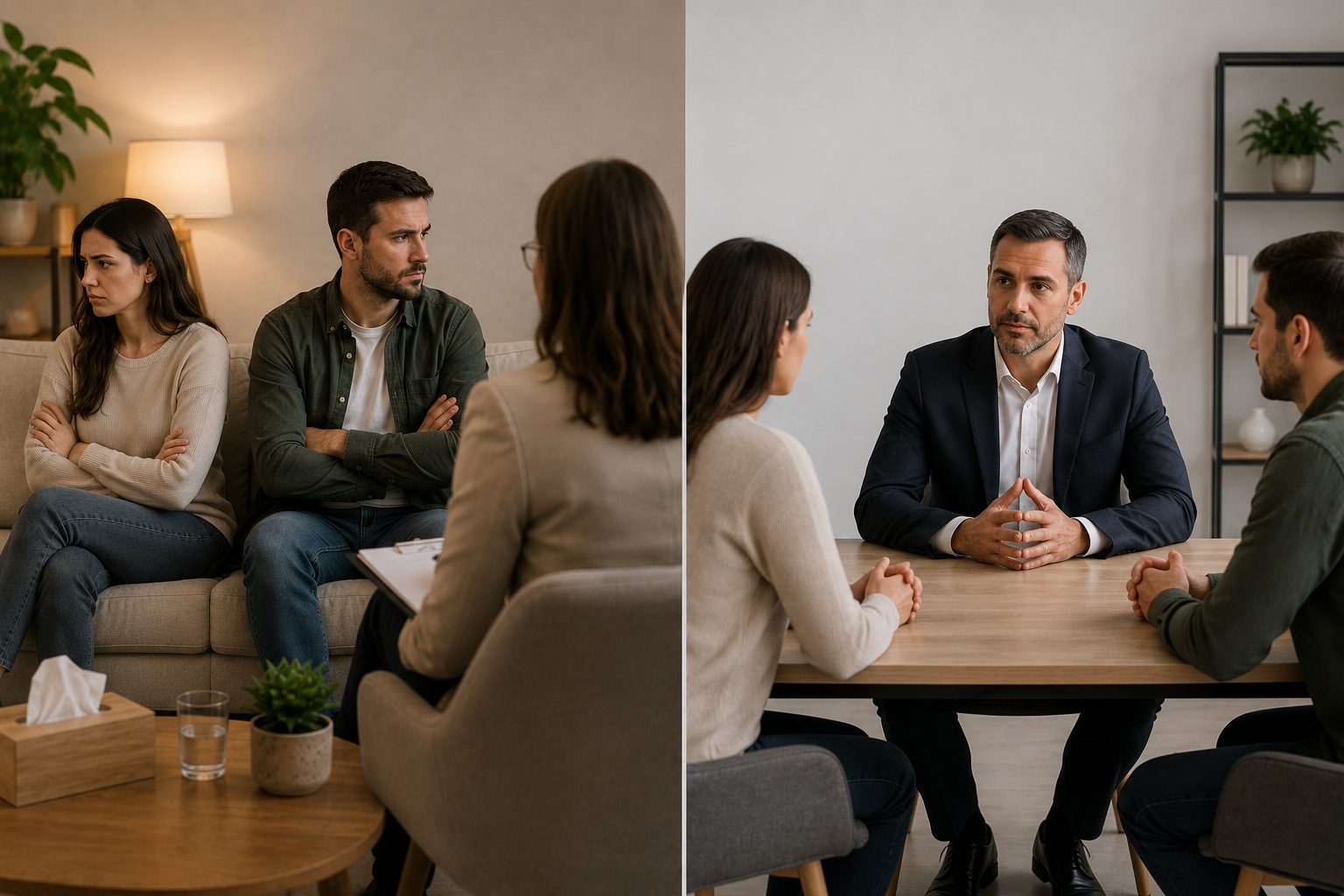 Diferença Entre Terapia de Casal e Mediação: Quando Usar Cada Uma